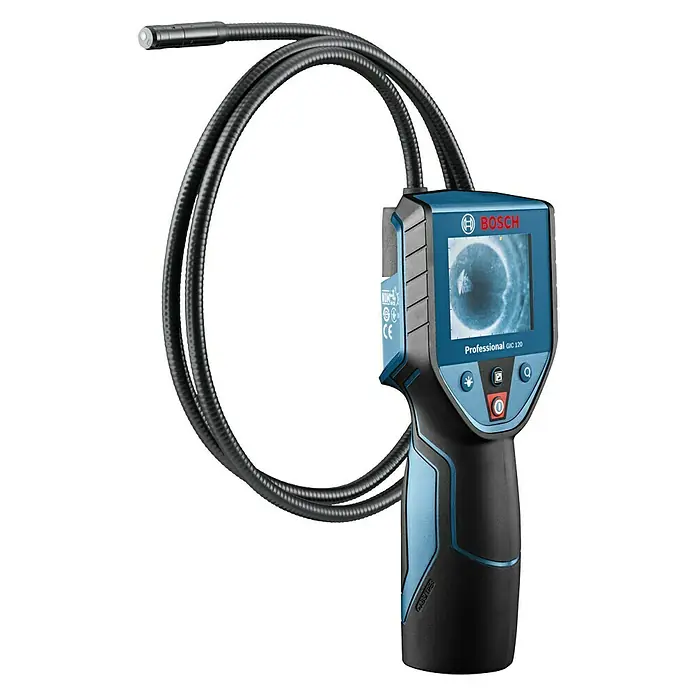 Bosch Professional Akku-Inspektionskamera GIC 120 - 120 cm, Durchmesser Kamerakopf: 8,5 mm - Rechte Seitenansicht
