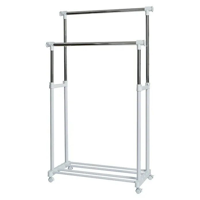 Kolica za odjeću XXL - D x Š: 44 x 134 cm, Podešavanje po visini: 95 cm - 169 cm
