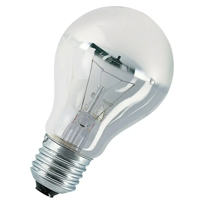 Osram Bombilla incandescente Special Mirror - Claro / Plata, 60 W, E27 - Vista frontal