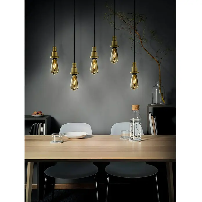 Osram Uže za viseću svjetiljku Vintage 1906 Pendulum Gold - Zlatne boje, E27, Duljina visilice: 200 cm, Snaga: 60 W