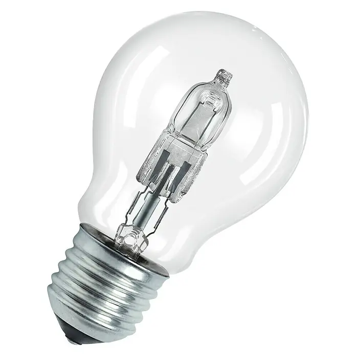 Voltolux Bombilla halógena tubular - 57 W, E27, 2 uds., Blanco cálido