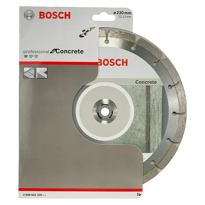 Bosch Professional Dijamantna rezna ploča Standard Concrete - Promjer rezne ploče: 230 mm, Prikladno za: Beton - Pogled sprijeda