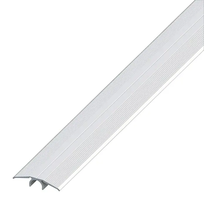Übergangsprofil - Aluminium, Silber, 1 m x 33 mm - Linke Seitenansicht