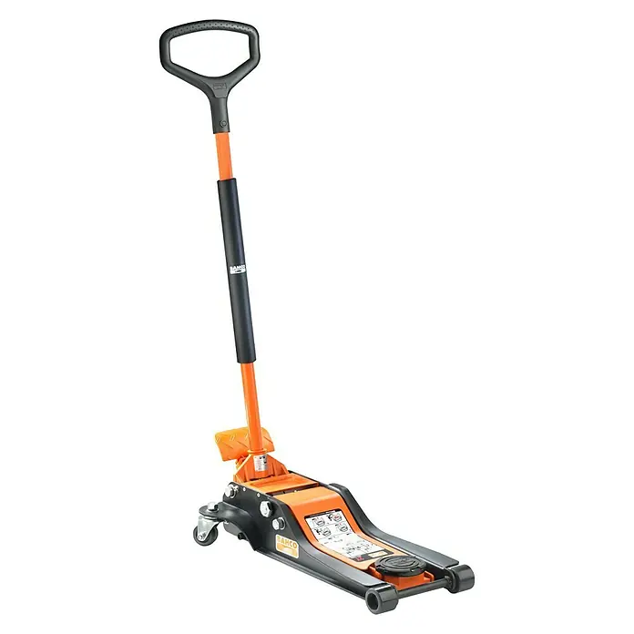 Bahco Hidraulička ranžirna podizna kolica BH12000 - Nosiva sila: 2.000 kg, Visina dizanja noža: 70 mm - 490 mm - Pogled s desne strane