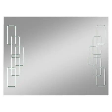 Kristall-Form  Rillenschliffspiegel Geometric