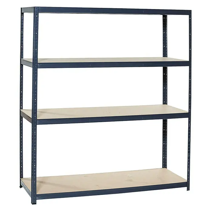 Regalux Metalni regal za teški teret R250 - 60 x 160 x 180 cm, Nosivost: 250 kg/polica, Uticanje