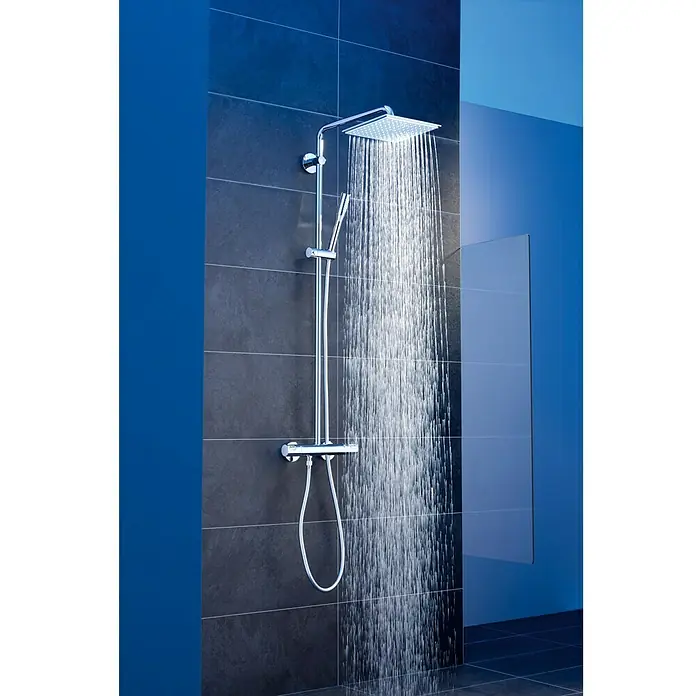 Grohe Duschsystem Vitalio Joy XXL - Lochabstand: 101,6 cm, Anzahl Strahlarten: 1 Stk., Chrom