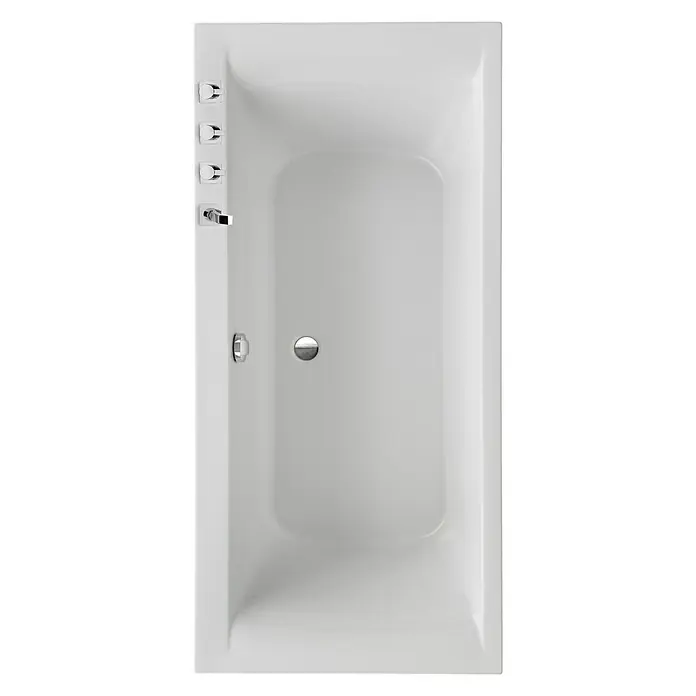 Ottofond Badewanne Palermo - 190 x 80 cm, Sanitäracryl, Weiß - Ansicht von oben