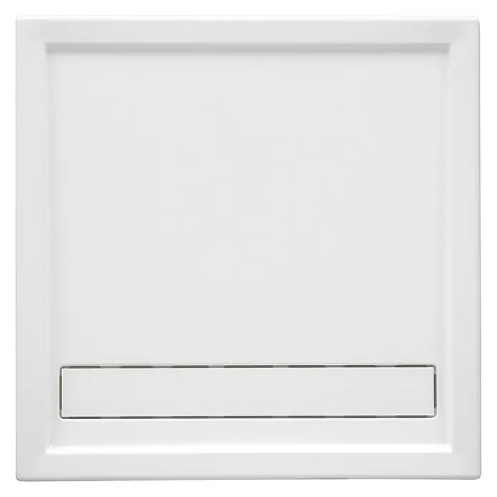 Ottofond Duschwanne Plano-Board - 90 x 90 cm, Sanitäracryl, Weiß - Ansicht von oben