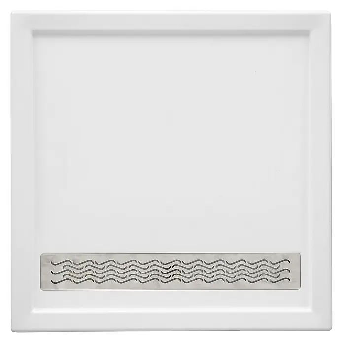 Ottofond Duschwanne Plano-Board - 90 x 90 cm, Sanitäracryl, Weiß - Ansicht von oben