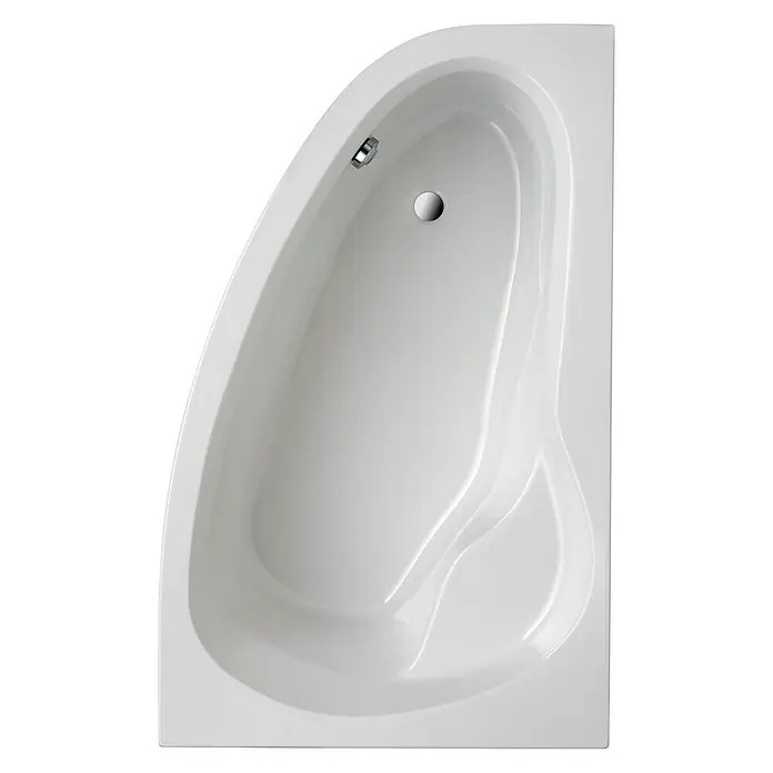 Ottofond Eckbadewanne Mauritius A - Rechtsseitig, 175 x 110 cm, Sanitäracryl, Weiß - Ansicht von oben