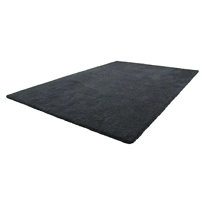 Hochflorteppich Super Soft Shaggy - Graphit, 150 x 80 cm, 100 % Polyester (Flor)