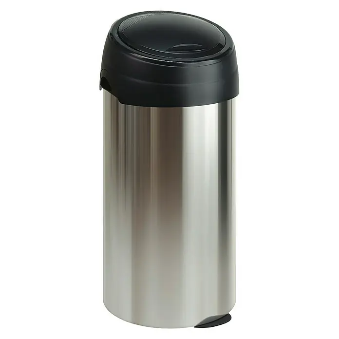 Vepa Bins Afvalemmer Meliconi - 60 l, Roestvrij staal, Rond, Metaal - Vooraanzicht