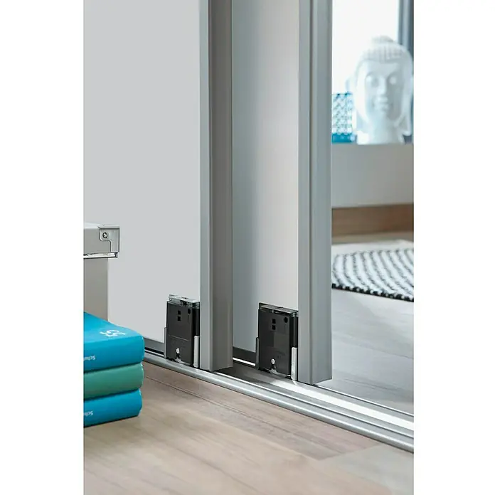 Optimum Set za klizna vrata - Bijelo-sive boje, 180 x 250 cm - Detaljan prikaz