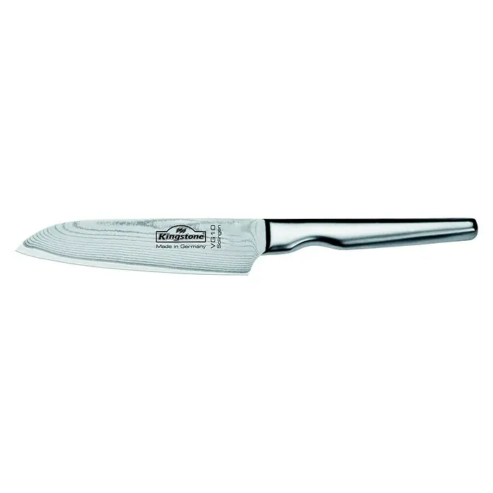Kingstone Koksmes Damast - Lengte: 13 cm - Vooraanzicht