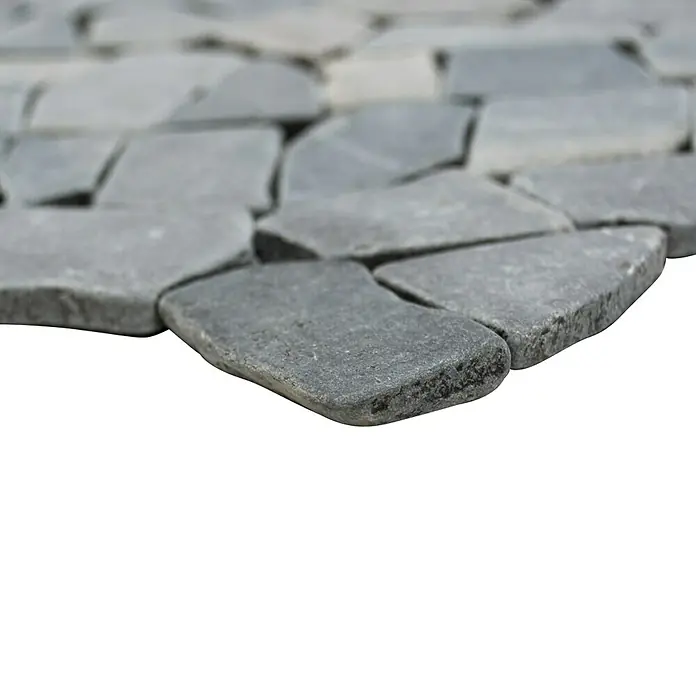 Mosaikfliese Uni CIOT 30/120 - 30,5 x 30,5 cm, Schwarz, Matt - Vorderansicht