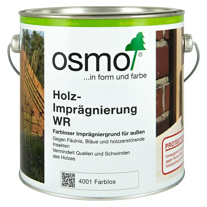 Osmo Holz-Imprägnierung WR - 2,5 l, Farblos - Vorderansicht
