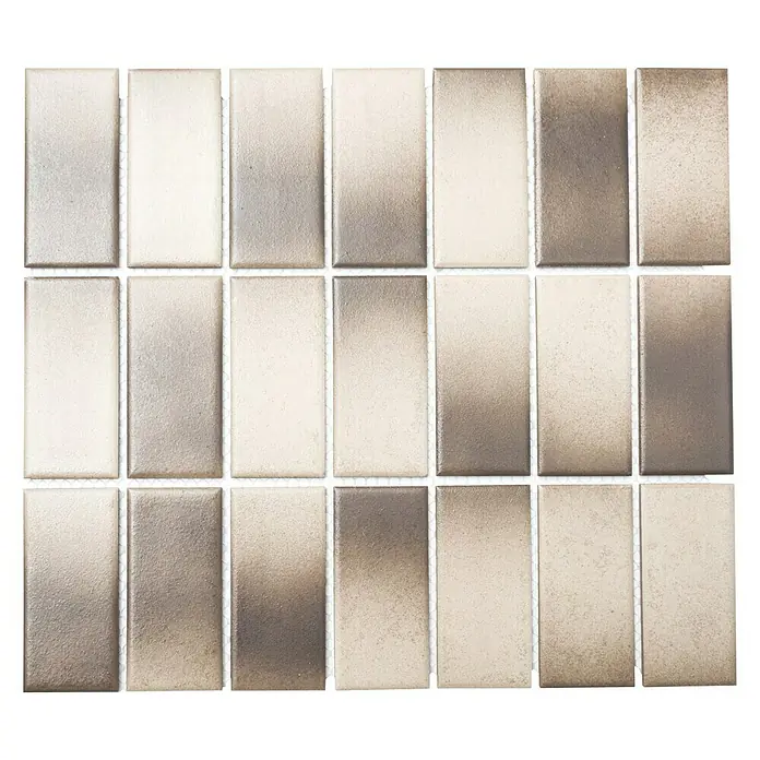 Mosaikfliese Mix CD 294 - 33,6 x 29 cm, Beige/Braun, Matt - Ansicht von oben