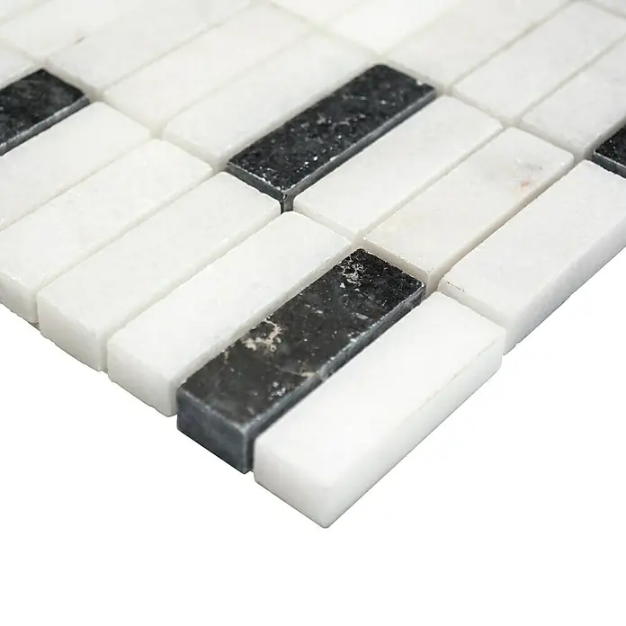 Mosaikfliese Koloni XNT 42828 - 30,5 x 30,5 cm, Weiß, Matt - Vorderansicht