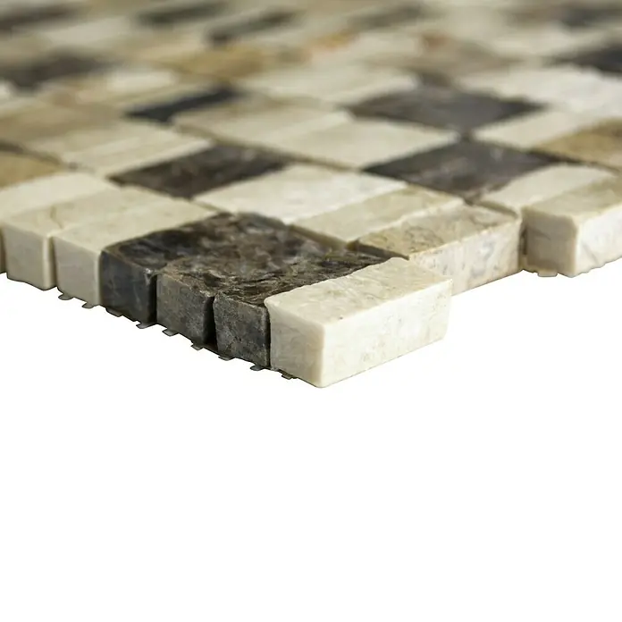 Mosaikfliese MOS M10/VH21 - 30 x 30 cm, Beige, Matt - Vorderansicht