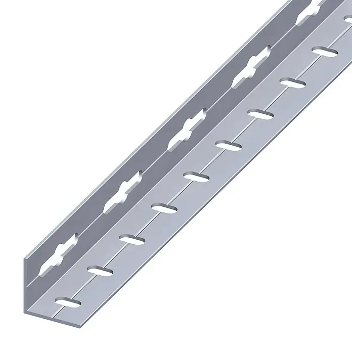 Kantoflex Winkelprofil - 1.000 x 35,5 x 35,5 mm, Aluminium, Blank, Stärke: 2,4 mm - Linke Seitenansicht