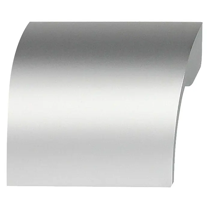 Ručka za namještaj - D x Š x V: 32 x 44 x 33 mm, Aluminij - Pogled sprijeda