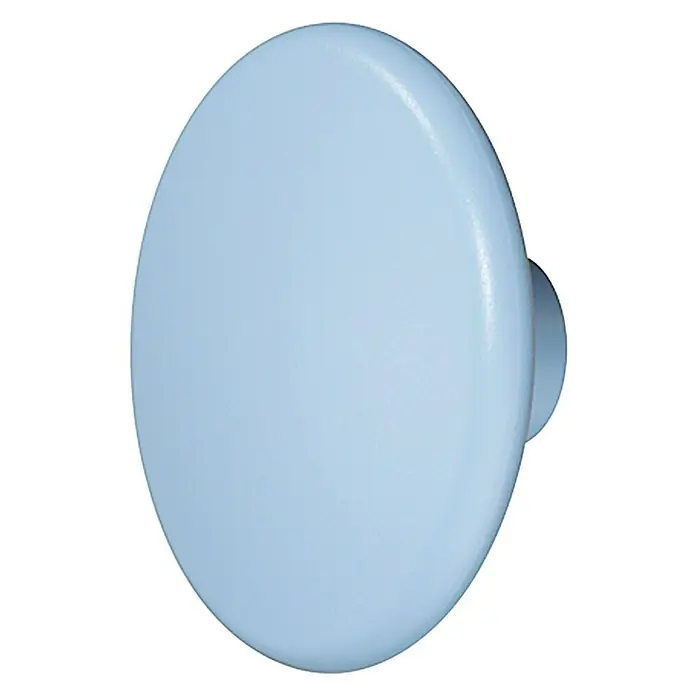 Möbelknopf - Ø x H: 52 x 24 mm, Kunststoff, Blau - Vorderansicht