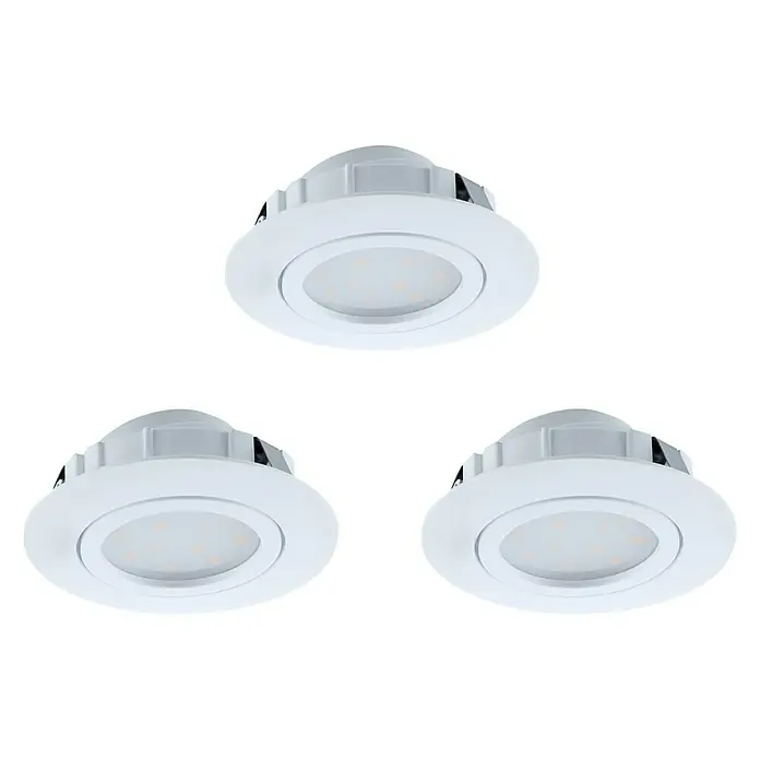 Tween Light Set ugradbenih LED svjetiljki - 18 W, Bijele boje, 3 Kom., Topla bijela - Pogled odozdo