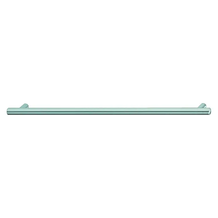 Tirador para muebles - Distancia entre orificios: 760 mm, 800 x 35 mm, Acero inoxidable - Vista frontal
