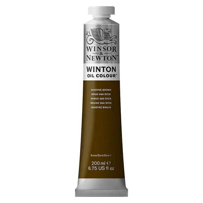 Winsor & Newton Winton Uljana boja - Vandyke smeđe, 200 ml, Tuba - Pogled sprijeda