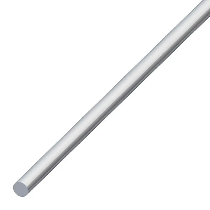 Kantoflex Okrugla šipka - Ø x D: 6 x 2.000 mm, Plemeniti čelik - Pogled s lijeve strane