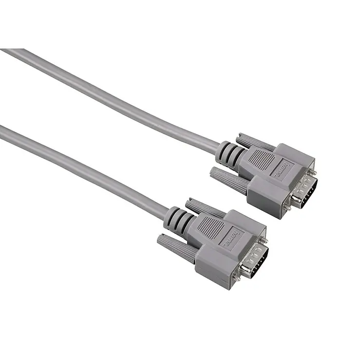 Hama VGA-Kabel - 3 m, HD15-Stecker, Geschirmt - Vorderansicht