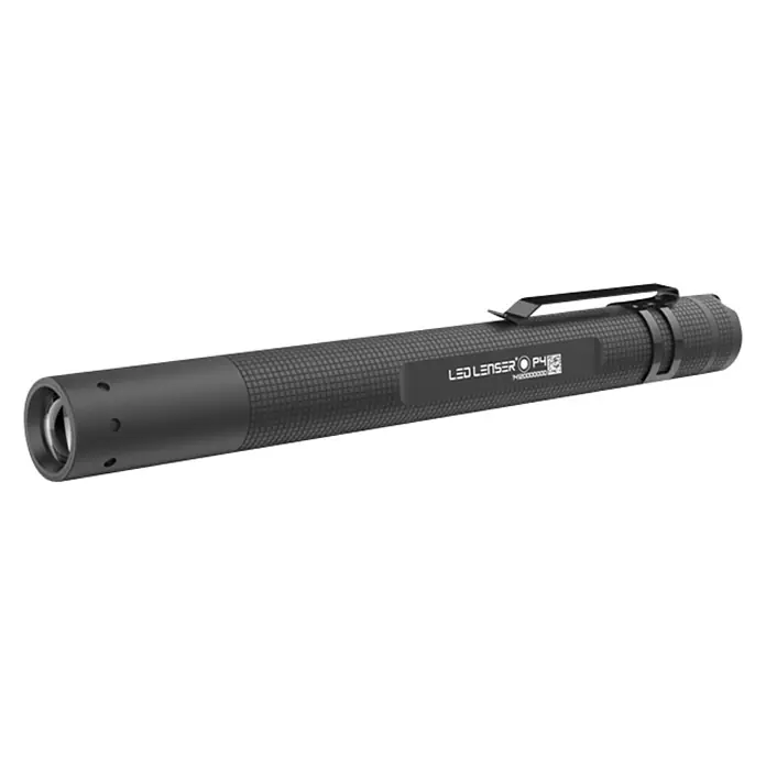 Ledlenser Taschenlampe P4 - LED, 18 lm, Aluminium, Batteriebetrieben - Vorderansicht