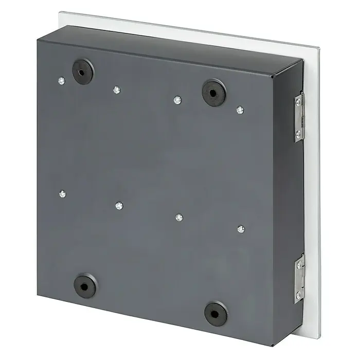 Portaferm Schlüsselbox Quadrato - Anzahl Haken: 8 Stk., 5,5 x 24 x 24 cm