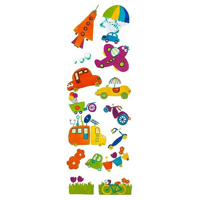 Wandtattoo - Kinderspielzeug - Ansicht von oben