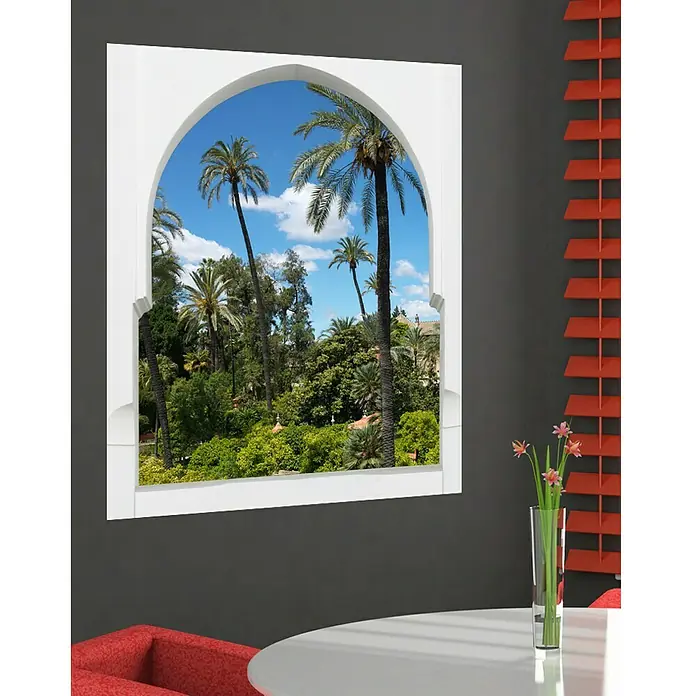 Fenstertattoo - Riad, 75 x 60 cm - Stimmungsaufnahme