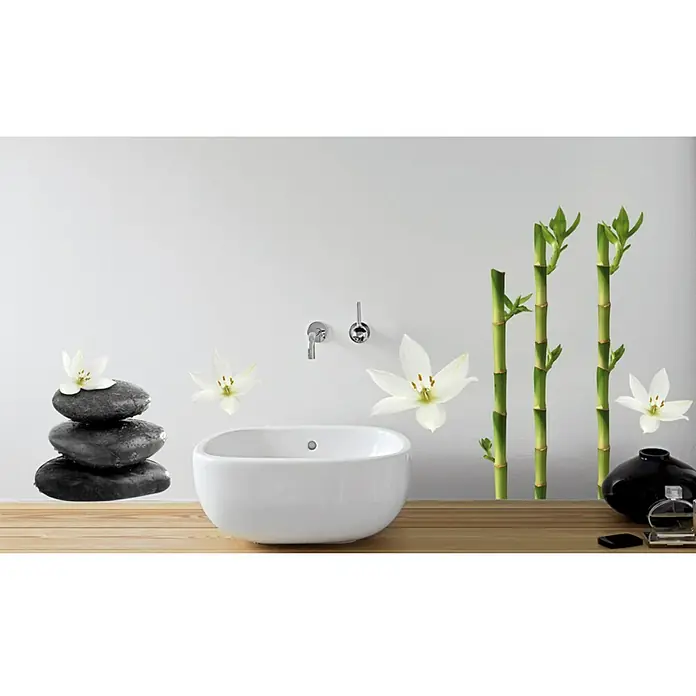 Vinilo de pared - Zen, 48 x 68 cm - Foto ambiente