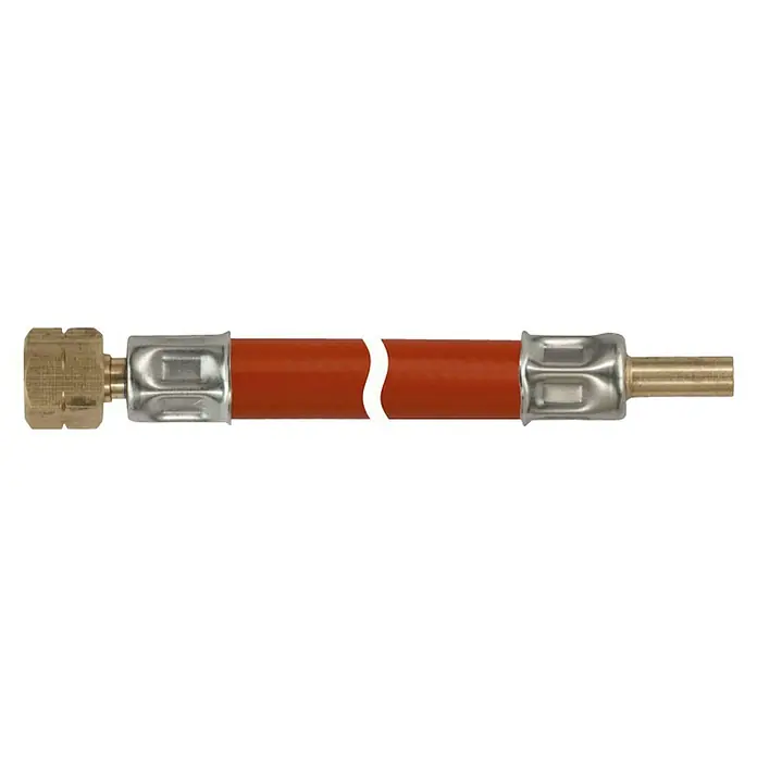 Talamex Gasschlauch - G¼″ Linksgewinde/8 mm Rohrstutzen, Länge: 40 cm - Vorderansicht