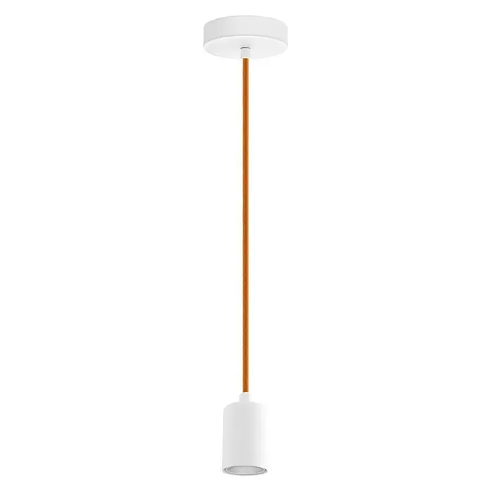 Eglo Hanglamp, rond Yorth - 60 W, Ø x h: 10 x 200 cm, Bont, E27 - Vooraanzicht