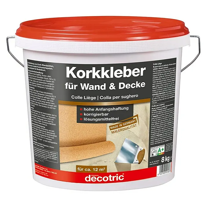 Decotric Korkkleber - 8 kg - Vorderansicht