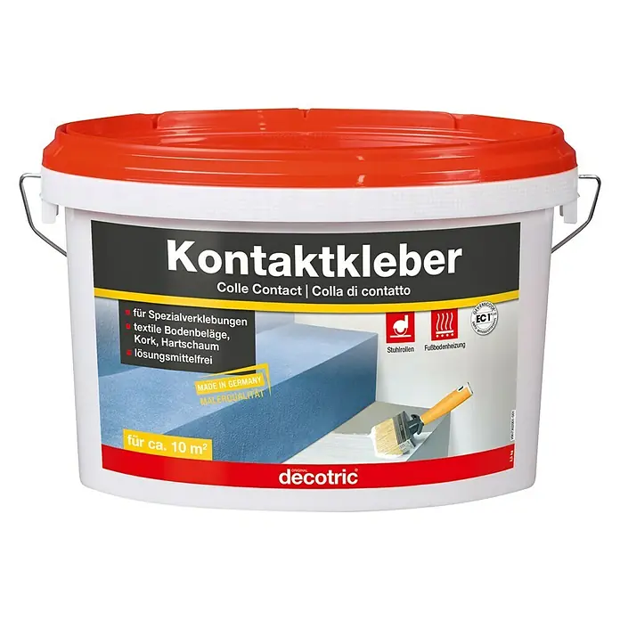Decotric Kontaktkleber - 2,5 kg, Gebrauchsfertig, Innen - Vorderansicht