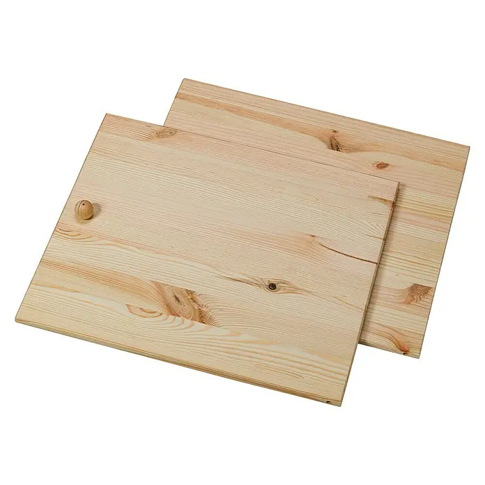 Regalux Komplet vrata i stražnje stijenke regala - 41,5 x 34,5 cm, Crnogorično drvo - Pogled sprijeda