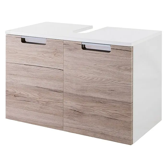 Schildmeyer Sunny Waschtischunterschrank - 65 x 35 x 46,5 cm, Eiche Natur - Linke Seitenansicht
