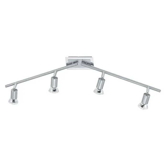 Tween Light Estima LED-Deckenstrahler - 12 W, L x B x H: 80 x 74 x 16 cm, Stahl, Warmweiß, 4 Stk.