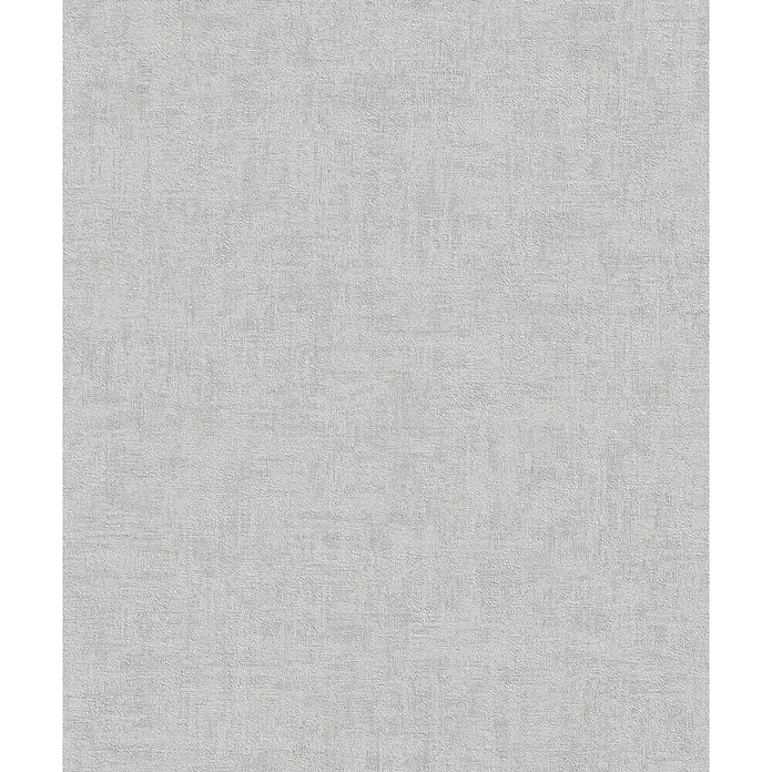 Rasch Vliestapete - Grau, Lebendige Struktur, Uni, 10,05 x 0,53 m - Vorderansicht