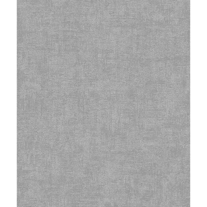 Rasch Vliestapete - Dunkelgrau, Lebendige Struktur, Uni, 10,05 x 0,53 m - Vorderansicht