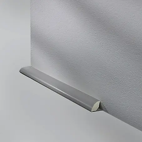 LOGOCLIC  Polukružna kutna lajsna Sivi