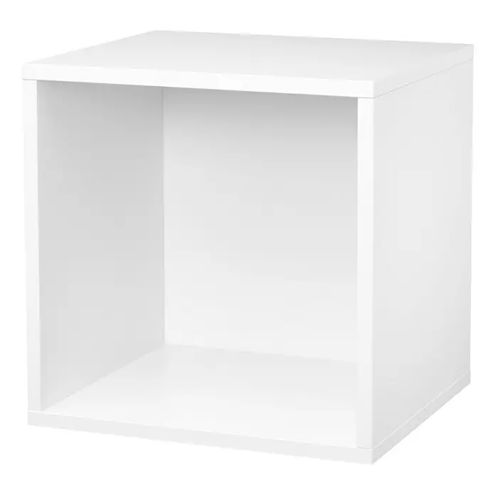 Dolle Regalwürfel Clic - 37,5 x 37,5 x 32,6 cm, Weiß - Vorderansicht