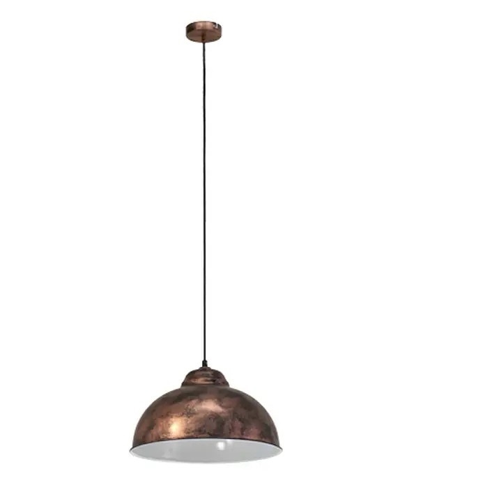 Eglo Pendelleuchte rund - Höhe: 110 cm, Kupfer - Vorderansicht