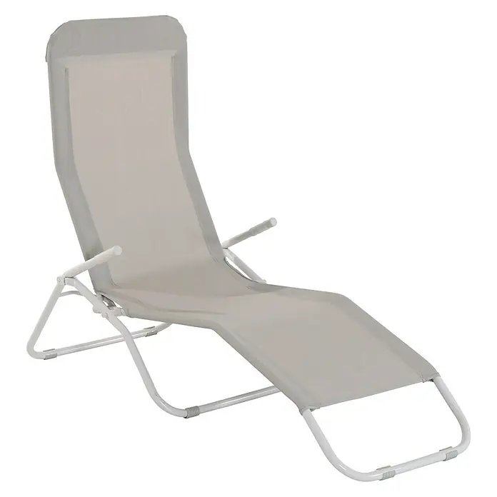 Sunfun Marissa Tumbona - 165 x 61 x 30 cm, Textilene, Taupe